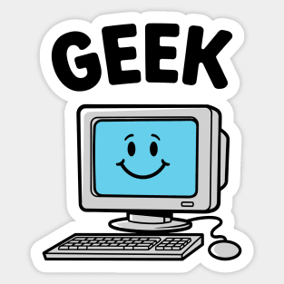 Smiling Geek Sticker